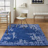 Nourison Symmetry Blue 53 X 79 Area Rug  805-114838 Thumb 3