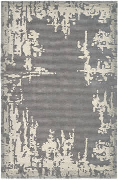 Nourison Symmetry Grey 5'3" X 7'9" Area Rug  805-114839