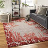 Nourison Symmetry Red 53 X 79 Area Rug  805-114840 Thumb 5