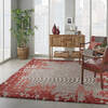 Nourison Symmetry Beige 79 X 99 Area Rug  805-114843 Thumb 5