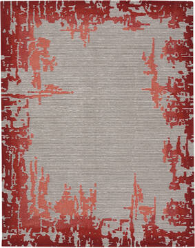 Nourison Symmetry Beige Rectangle 8x10 ft Polyester Carpet 114843