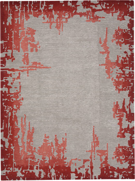 Nourison Symmetry Beige 86 X 116 Area Rug 805-114844 Image 0