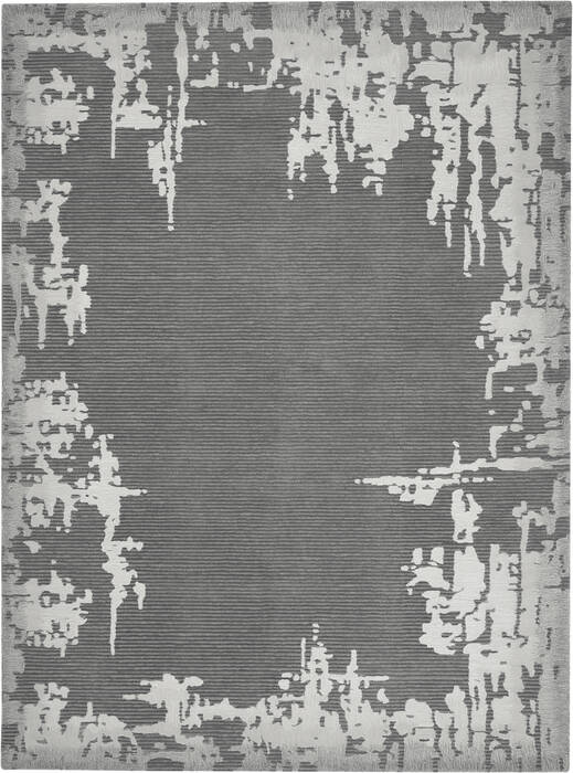 Nourison Symmetry Grey 86 X 116 Area Rug 805-114846 Image 0