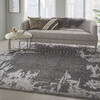 Nourison Symmetry Grey 86 X 116 Area Rug  805-114846 Thumb 5