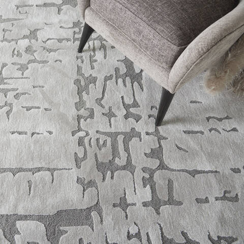 Nourison Symmetry Beige 79 X 99 Area Rug 805-114851 Image 4