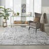 Nourison Symmetry Beige 79 X 99 Area Rug 805-114851 Thumb 3