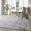 Nourison Symmetry Beige 79 X 99 Area Rug  805-114851 Thumb 5