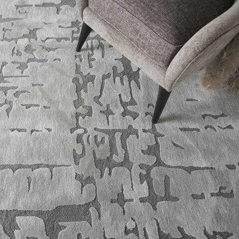 Nourison Symmetry Beige 86 X 116 Area Rug 805-114852 Image 4