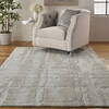 Nourison Symmetry Beige 53 X 79 Area Rug  805-114853 Thumb 3