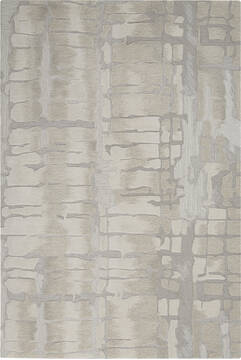 Nourison Symmetry Beige Rectangle 5x8 ft Polyester Carpet 114853