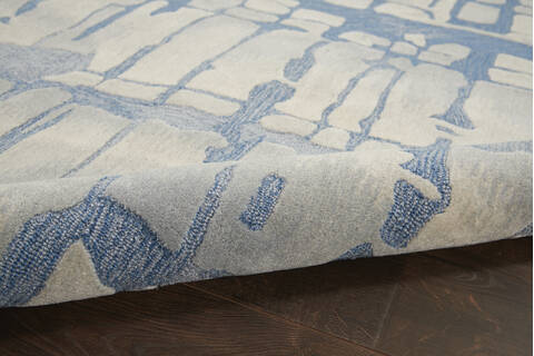Nourison Symmetry Blue 39 X 59 Area Rug 805-114856 Image 2