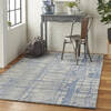 Nourison Symmetry Blue 39 X 59 Area Rug 805-114856 Thumb 5