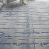 Nourison Symmetry Blue 79 X 99 Area Rug 805-114857 Thumb 4