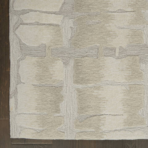 Nourison Symmetry Beige 86 X 116 Area Rug 805-114860 Image 1