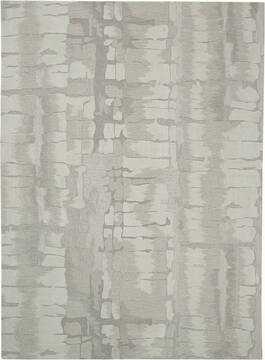 Nourison Symmetry Beige Rectangle 8x11 ft Polyester Carpet 114860