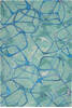 Nourison Symmetry Blue 53 X 79 Area Rug 805-114861 Thumb 0