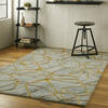 Nourison Symmetry Grey 53 X 79 Area Rug  805-114862 Thumb 5