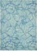 Nourison Symmetry Blue 86 X 116 Area Rug  805-114866 Thumb 0