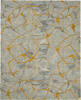 Nourison Symmetry Grey 79 X 99 Area Rug  805-114867 Thumb 0