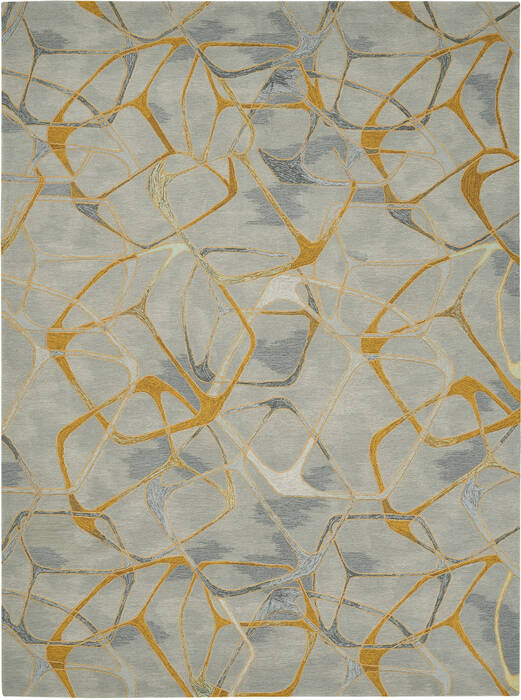 Nourison Symmetry Grey 86 X 116 Area Rug 805-114868 Image 0
