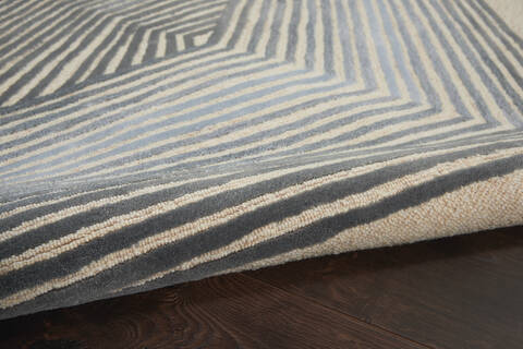 Nourison Symmetry Beige 79 X 99 Area Rug 805-114871 Image 2