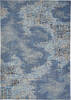 Nourison Symmetry Blue 86 X 116 Area Rug  805-114880 Thumb 0