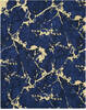 Nourison Symmetry Blue 79 X 99 Area Rug  805-114883 Thumb 0