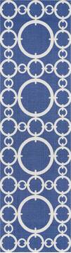 Nourison Sun N' Shade Blue Runner 2'3" X 8'0" Area Rug  805-114890