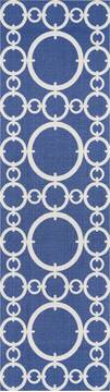 Nourison Sun N' Shade Blue Runner 2'3" X 8'0" Area Rug  805-114890