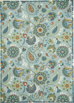 Nourison Sun N' Shade Blue 7'9" X 10'10" Area Rug  805-114919