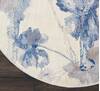 Nourison Somerset Beige Round 36 X 36 Area Rug 805-114925 Thumb 1