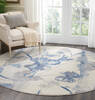 Nourison Somerset Beige Round 79 X 79 Area Rug 805-114927 Thumb 3