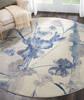 Nourison Somerset Beige Round 79 X 79 Area Rug 805-114927 Thumb 4