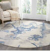 Nourison Somerset Beige Round 79 X 79 Area Rug  805-114927 Thumb 6