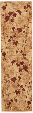 Nourison Somerset Brown Runner 6 ft and Smaller Polyester Carpet 114929