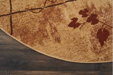 Nourison Somerset Brown Round 56 X 56 Area Rug 805-114932 Image 1