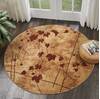 Nourison Somerset Brown Round 56 X 56 Area Rug  805-114932 Thumb 3