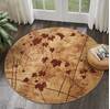 Nourison Somerset Brown Round 56 X 56 Area Rug 805-114932 Thumb 3