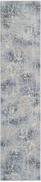 Nourison Somerset Grey Runner 10 to 12 ft Polyester Carpet 114936