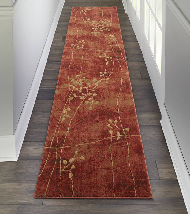 Nourison Somerset Red Runner 23 X 100 Area Rug 805-114937 Image 3