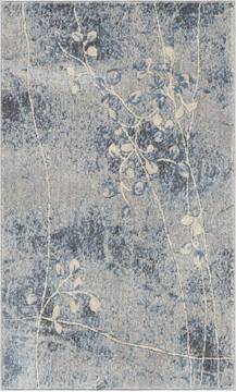 Nourison Somerset Grey Rectangle 2x4 ft Polyester Carpet 114938