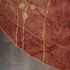 Nourison Somerset Red Round 79 X 79 Area Rug 805-114939 Thumb 1