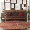 Nourison Somerset Red Round 79 X 79 Area Rug  805-114939 Thumb 3