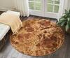 Nourison Somerset Brown Round 56 X 56 Area Rug 805-114945 Thumb 3