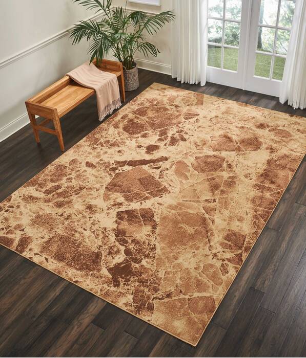 Nourison Somerset Brown 79 X 1010 Area Rug 805-114946 Image 3