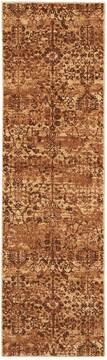 Nourison Somerset Brown Runner 6 ft and Smaller Polyester Carpet 114947