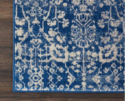Nourison Somerset Blue Runner 23 X 100 Area Rug 805-114948 Image 1