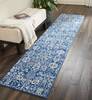 Nourison Somerset Blue Runner 23 X 100 Area Rug  805-114948 Thumb 3