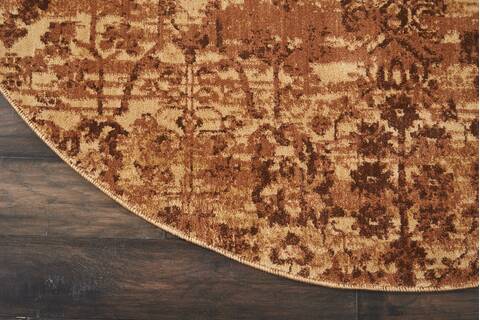 Nourison Somerset Brown Round 56 X 56 Area Rug 805-114952 Image 1