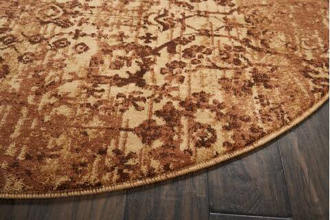 Nourison Somerset Brown Round 56 X 56 Area Rug 805-114952 Image 4
